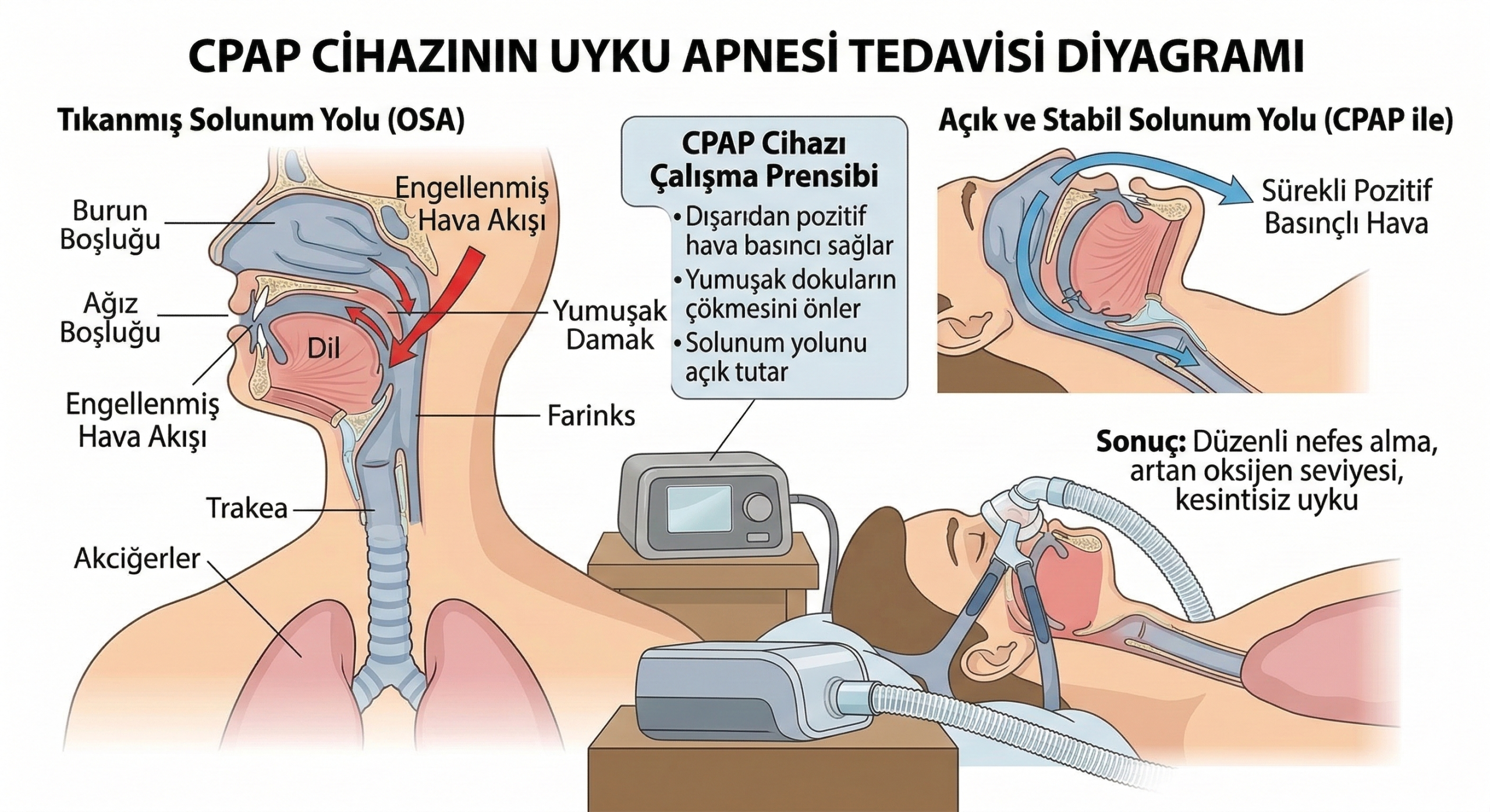 cpap cihazı uyku apnesi tedavisi